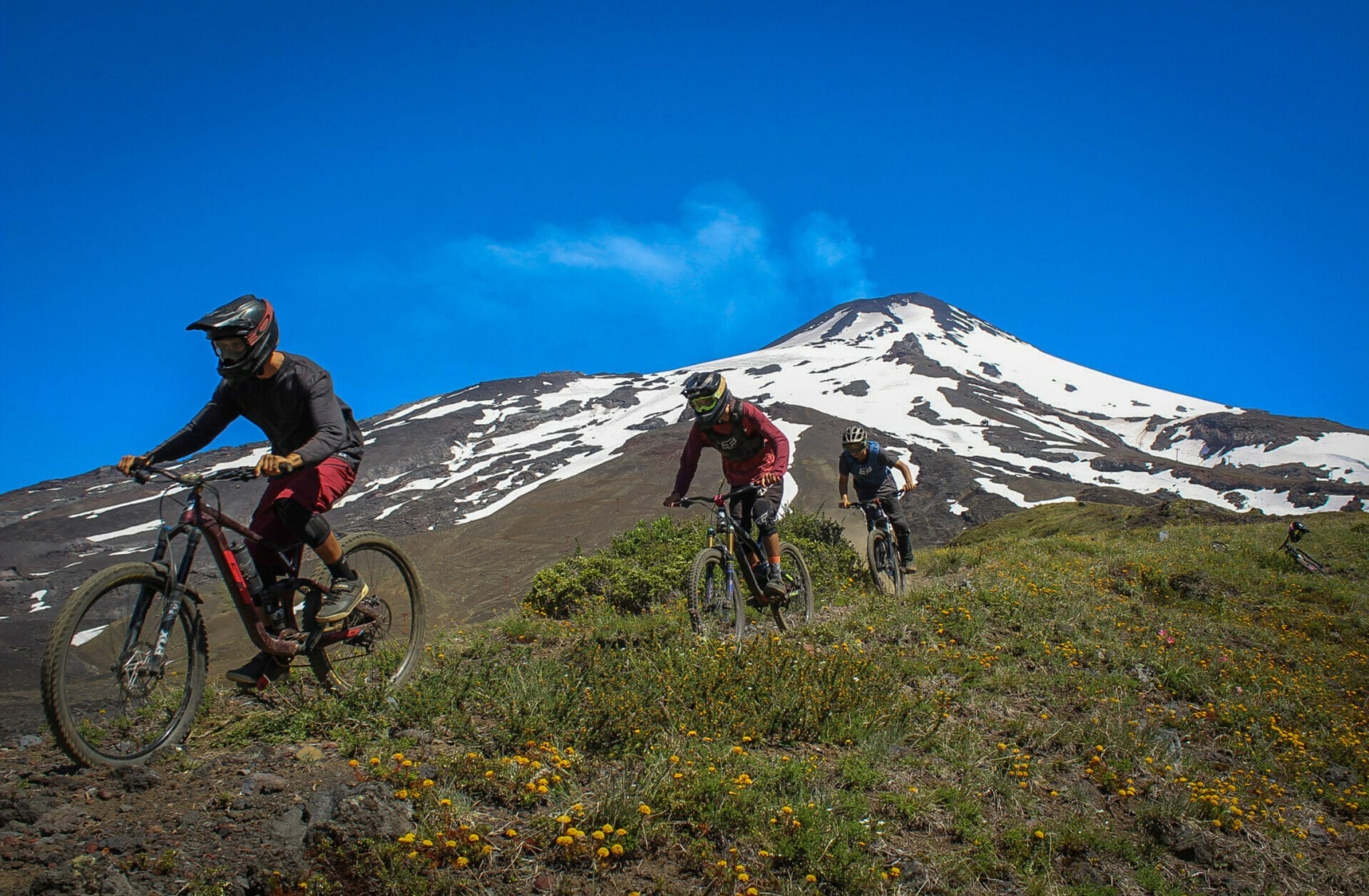 volcan Villarrica tour mtb en Pucon